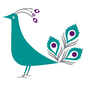 Iconic Creative peacock icon