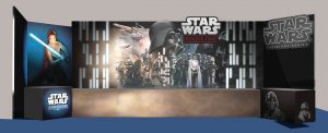 Star Wars exhibition panel - good design
