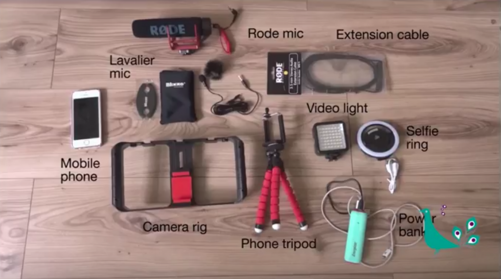 Mobile phone filming kit
