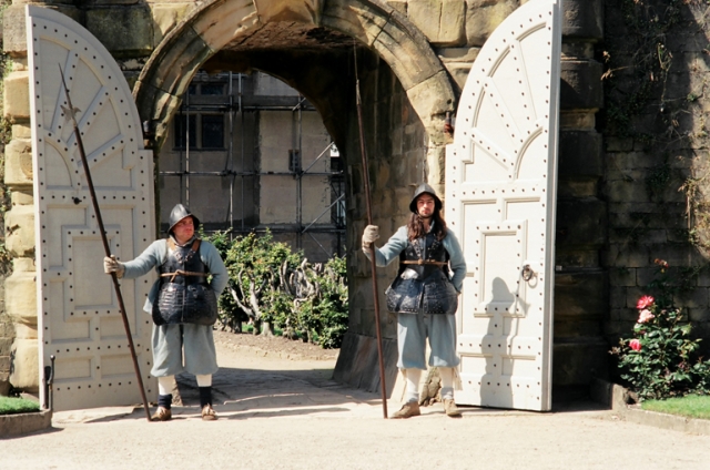 Guard duty at the main gate
