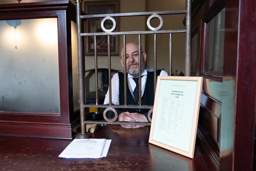 The bank manager at Blists Hill