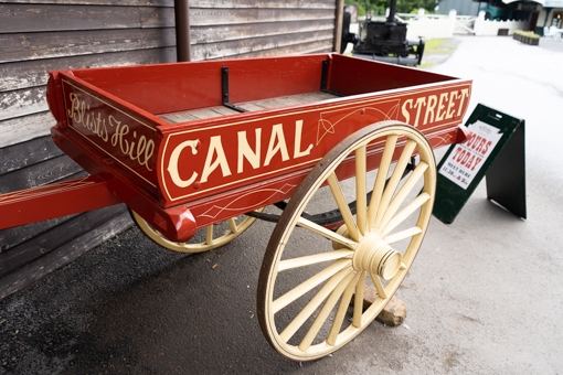 Wooden cart at Blists Hill