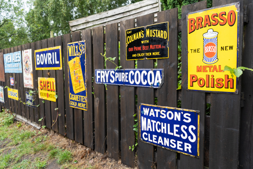Period signage at Blists Hill