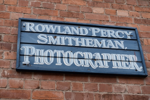 Sign over the door of the Blists Hill photography studio