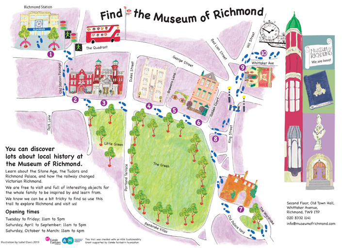 Map from Richmond Station