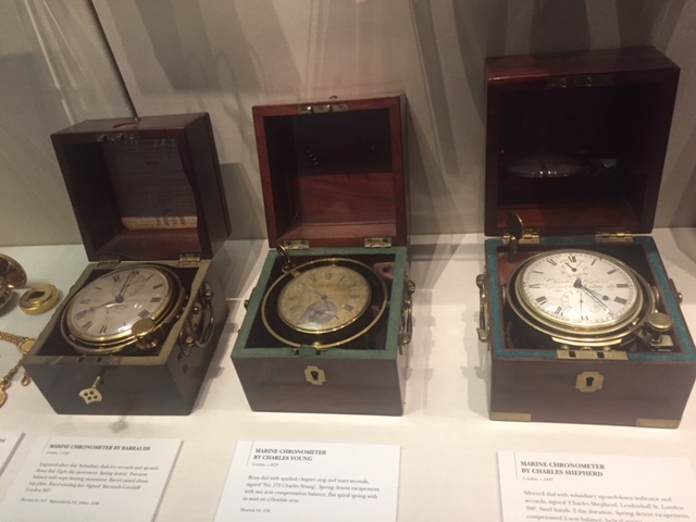 Chronometres at the Science Museum