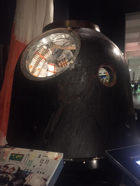 The Soyuz capsule that Tim Peake travelled to the International Space Station in, at the Science Museum
