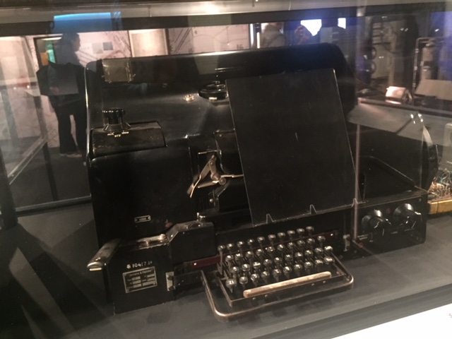 One of the code breaking machines at the Science Museum