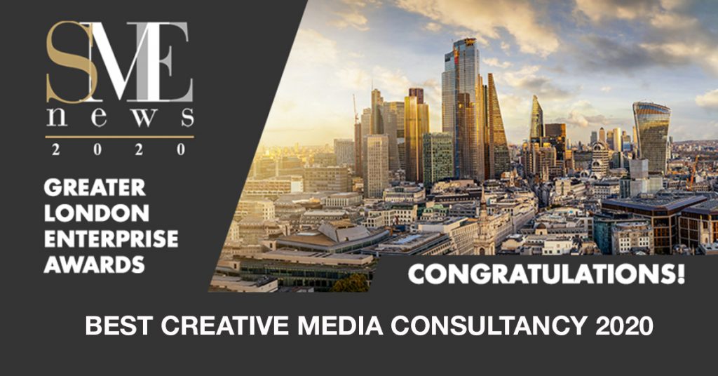 Iconic Creative media Consultancy 2020 in SME-News Greater London Enterprise Awards